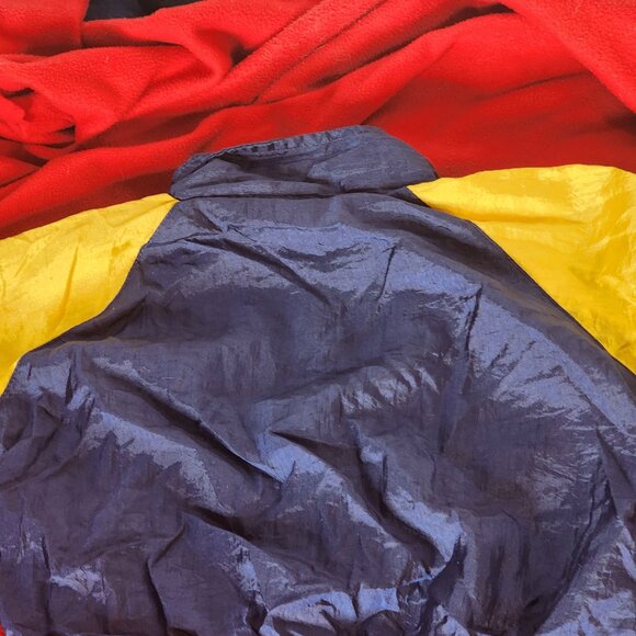 NBA Stuff Jump Ball Ball Hawk Retro Indiana Pacers Windbreaker by Mighty-Mac 18M - Picture 12 of 16